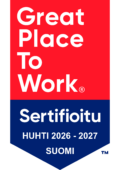 Great Place To Work sertifikaatti kaudelle 2026-2027.